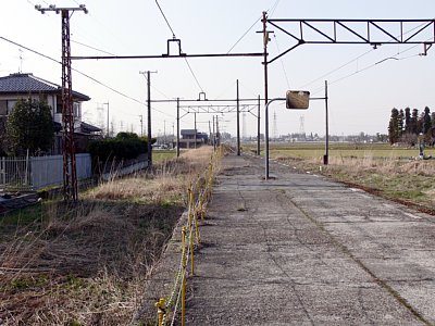 元々は島式ホームだった