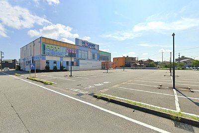 このあたりに電車の車庫があった