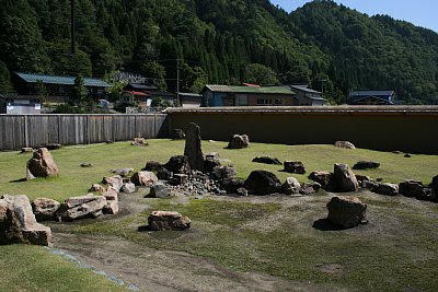 江馬氏城館跡 庭園(復元)