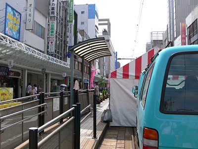 旧ホームと上屋