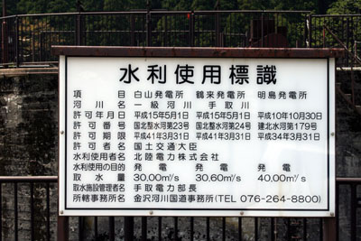 水利使用標識