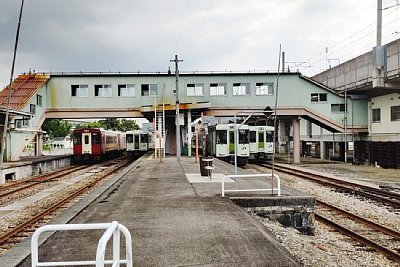 飯山線ホーム