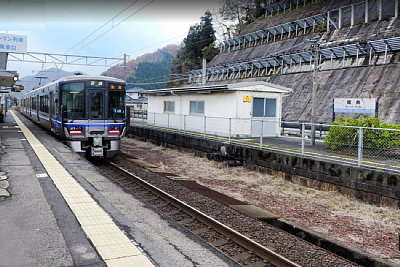 線路が1線分剥がされています