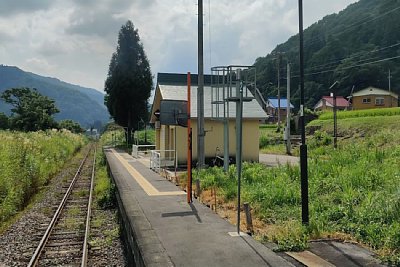 ホームを平滝側から見る