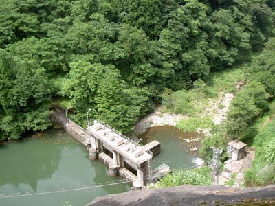上寺津ダム全景
