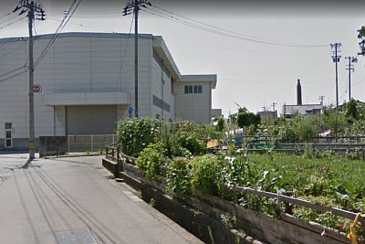 涛々園前駅跡付近の様子