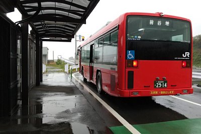 バスが停車