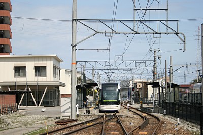 城川原駅全景