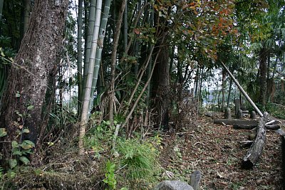 土塁と空堀