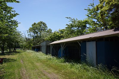 トイレと物置は営農組合が使用しています