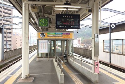 島式ホーム1面2線