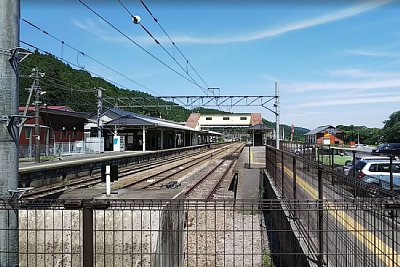 車止めが・・・