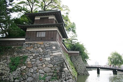 高島城　隅櫓及び水堀