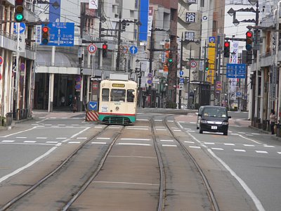 西町停留場遠景