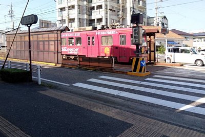 東田坂上停留場ホーム