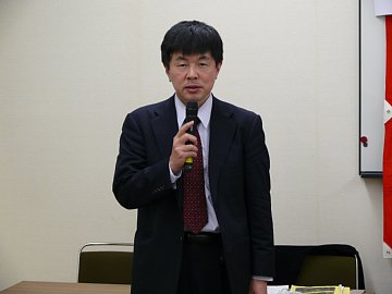 稗田新書記次長からのあいさつ